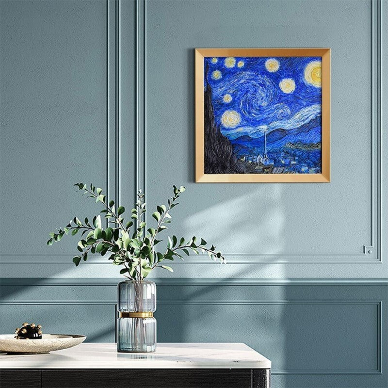 Pintura 3D Grande : Noche estrellada Van Gogh